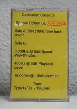 DIN1966 Calibration Cassette Special Edition Speed Azimuth W&F, 3K, 400, 16KHz , usado segunda mano  Embacar hacia Argentina