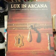 Lux arcana. archivio usato  Napoli