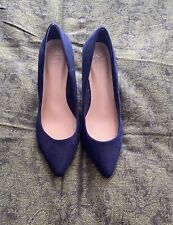 Navy suede court for sale  WALSALL