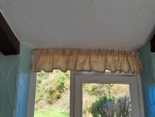 Beige valance curtains for sale  CARNFORTH
