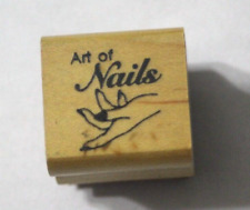 Usado, Carimbo de borracha Art of Nails esmalte manual manicure Nailco 1996 NSM 915111 comprar usado  Enviando para Brazil