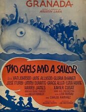1932 GRANADA Sheet Music Two Girls and a Sailor Carlos Ramirez Spanish for sale  Shipping to South Africa