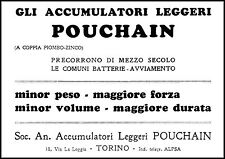 Pubblicita 1930 pouchain usato  Biella