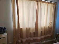 Pair lined curtains for sale  SWADLINCOTE