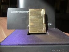 S.T. DUPONT FEUERZEUG GATSBY-Palladium - GOLD  in einem seltenem Muster in "OVP" gebraucht kaufen  Haltern