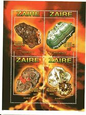 Zaire Minerals - sheet - Uraninite, Malachite, Ruby, Diamond for sale  Shipping to South Africa