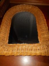 framed wicker mirror for sale  Liverpool