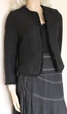 Black wool tweed for sale  WOLVERHAMPTON