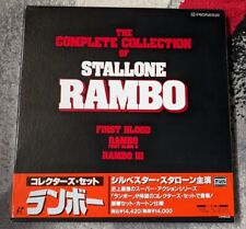 A Coleção Completa de Rambo Laserdisc Japão PILF-2136 Primeira Trilogia de Sangue, usado comprar usado  Enviando para Brazil