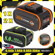 8.0ah battery worx for sale  Shipping to Ireland