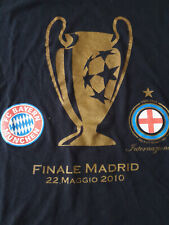 Maglietta commemorativa Champions League 2010 Inter-Bayern Monaco.Inter Triplete usato  Breno