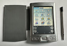 Organizador digital piloto PDA portátil PalmONE tungsteno E2 plateado ¡con lápiz óptico funciona! segunda mano  Embacar hacia Argentina