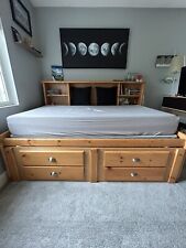 Twin Size Wooden Bed Frame, used for sale  Shipping to South Africa