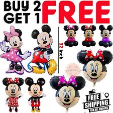 Balão de enchimento de ar tema festa de aniversário Mickey Minnie Mouse vendedor do Reino Unido comprar usado  Enviando para Brazil