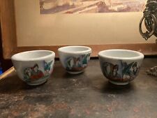 Xícaras de chá vintage de cerâmica da Califórnia inspiradas na Ásia F.S. Louie & Co Berkeley Ca comprar usado  Enviando para Brazil
