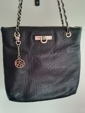 Dkny black pebbled for sale  CHESTERFIELD