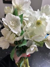 White peonies artificial for sale  DARLINGTON