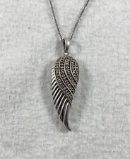 diamond angel wing necklace for sale  Portsmouth