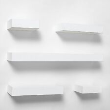 wall shelves white piece 5 for sale  USA