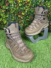 Used, 8 Salomon Quest 4D GTX Forces 2 EN Mid Boots Shoes Slate Black Brown Mens 8 Read for sale  Temple