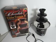 Fuente de fondue de chocolate eléctrica nostalgia 2 niveles  segunda mano  Embacar hacia Mexico