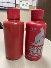 Set Of 2! VTG 16 oz. Nalgene Fuel Bottles Red W/Lid & Funnel for sale  Shipping to South Africa