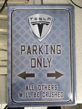 Tesla blechschild 20cm gebraucht kaufen  Sodingen