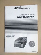 Jvc instructions manual for sale  WESTCLIFF-ON-SEA