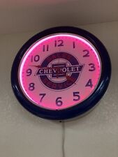 Neon clock chevrolet for sale  Manteca