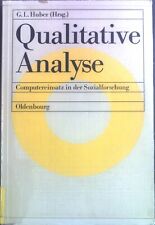Qualitative analyse computerei gebraucht kaufen  Bubenhm.,-Wallershm.