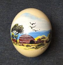 Handpainted ostrich egg for sale  Shipping to Ireland