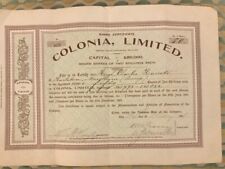 Share certificate colonia for sale  WORTHING
