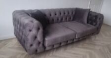 Chesterfield sofa velvet for sale  BRADFORD