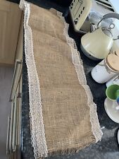Hessian table runners for sale  BURGESS HILL