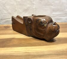 Wood carved bulldog for sale  Bella Vista