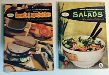 Dos libros de panes y sándwiches vintage de los años 50 Good Housekeeping y libro de ensaladas segunda mano  Embacar hacia Argentina