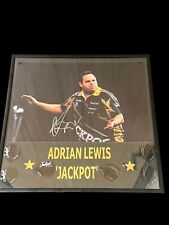 Signed adrian lewis for sale  WHITEHAVEN