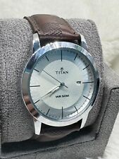 Awesome Titan Quartz White Dial Analog Date Indicator  Band Men's Wrist Watch for sale  Shipping to South Africa