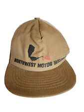 Usado, Sombrero de soldadura de motor Northwest vintage década de 1980 gorra pana de colección años 80 malla EE. UU. segunda mano  Embacar hacia Spain