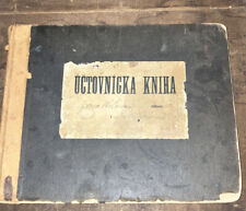 Gran libro mayor antiguo de la sociedad eslava de 1880 nombres Raritan NJ segunda mano  Embacar hacia Argentina