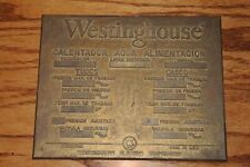 Vintage brass westinghouse for sale  Shipping to Ireland