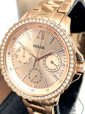 Relógio feminino Fossil ES4782 Izzy quartzo ouro rosa aço inoxidável gema 36mm, usado comprar usado  Enviando para Brazil