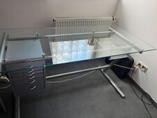 Schreibtisch glasplatte gebraucht kaufen  Klosterlechfeld