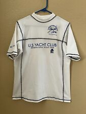 Usado, Camisa masculina U.S. Yacht Club International Ocean Team XL Superyacht Cup areia cheia comprar usado  Enviando para Brazil