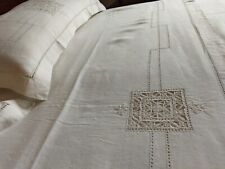lenzuola lino antiche 800 usato  San Cipriano Picentino