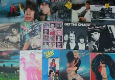 LOTE de 7 álbumes de discos de pop rock de la década de 1980 bandas de vinilo mixtas música rock glam , usado segunda mano  Embacar hacia Argentina