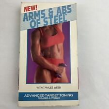 Arms & Abs of Steel (VHS, 1992) Tamilee Webb tonificación avanzada de objetivos segunda mano  Embacar hacia Argentina