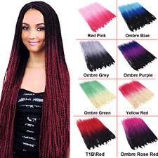 Used, 24" Senegalese Braids Synthetic Ombre Twist Crochet Braiding Hair Extensions 30s for sale  Shipping to South Africa