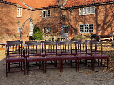 Set Of 12 19th Century Sheraton Mahogany Dining Chairs for sale  Shipping to South Africa