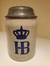 Vintage Brewery Merkelbach and Wick Hofbrauhaus German Beer Stein .35L c1900 for sale  Shipping to South Africa